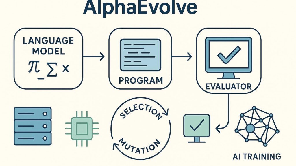 Схема работы AlphaEvolve